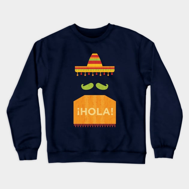 Mexican sombrero shirt - funny mexican shirt Crewneck Sweatshirt by OutfittersAve